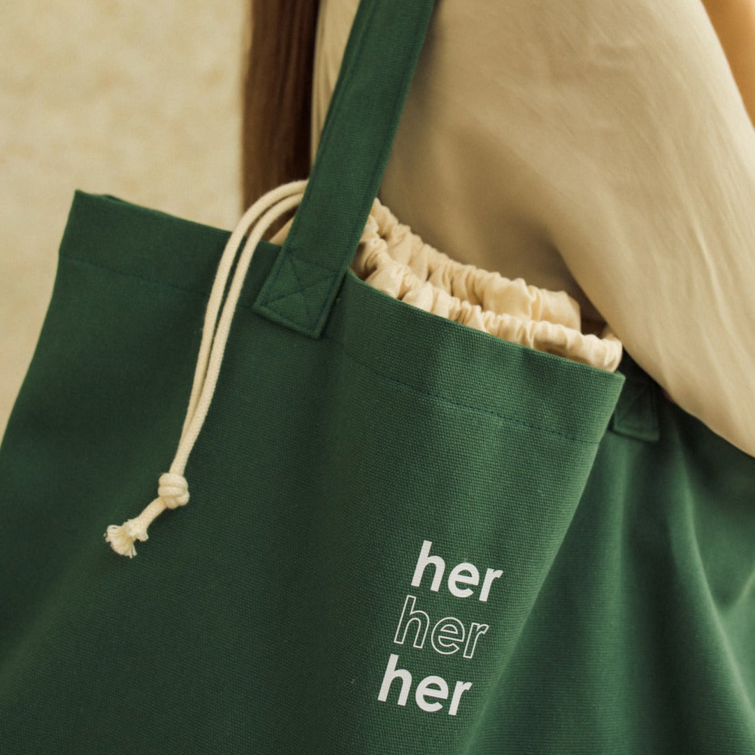 Fei tote bag - dark green