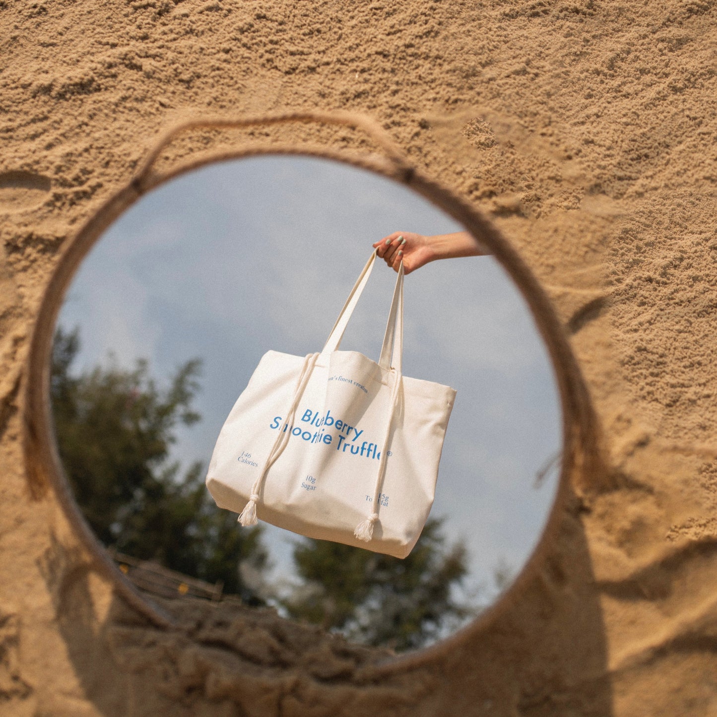 Blueberry tote bag