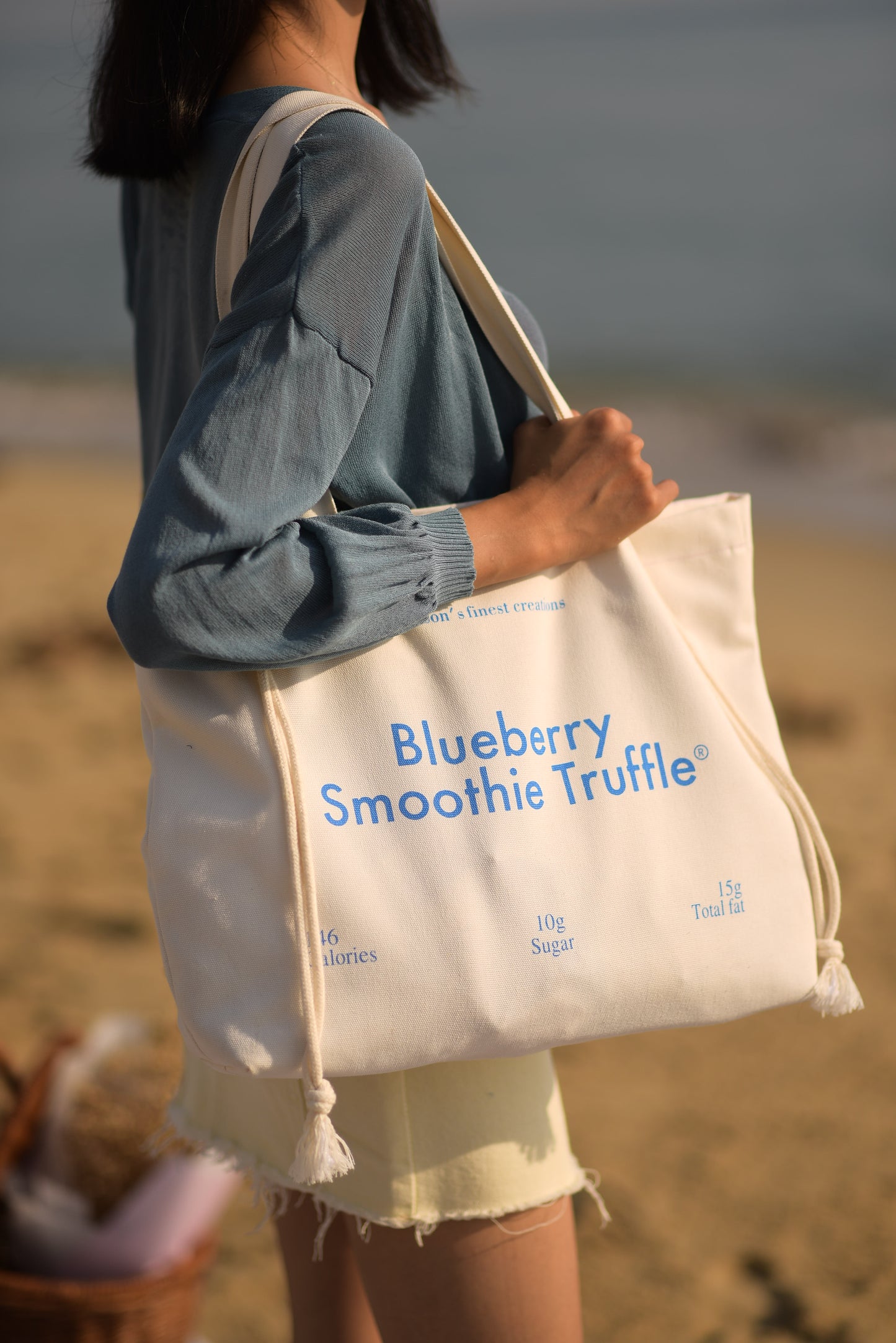 Blueberry tote bag